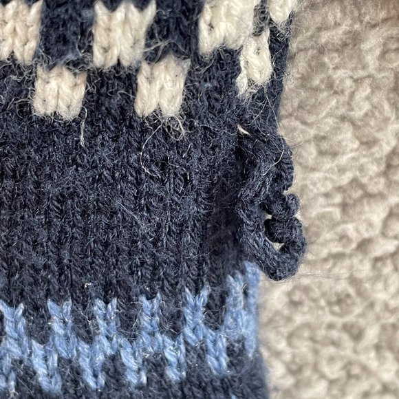 Great Northwest Women's Vintage Cardigan  Blue Knit Sweater Size Large - Picture 7 of 8